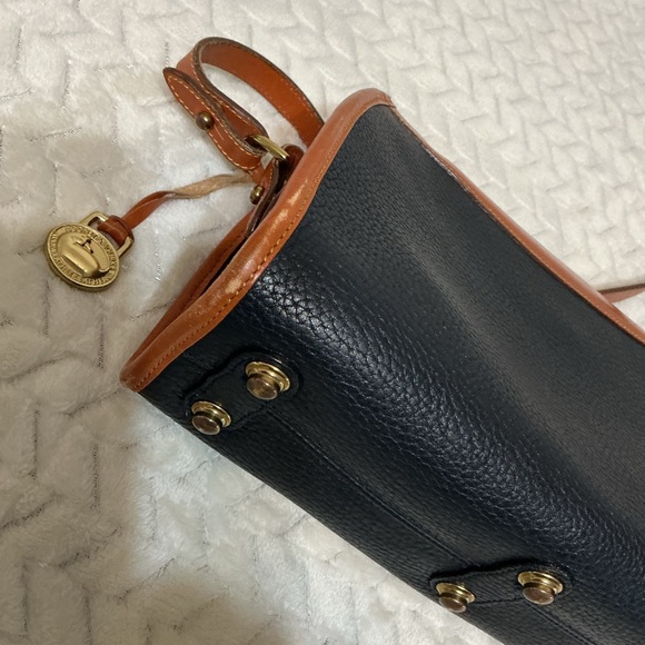 Dooney & Bourke Black and Tan Crossbody Bag - Picture 7 of 15
